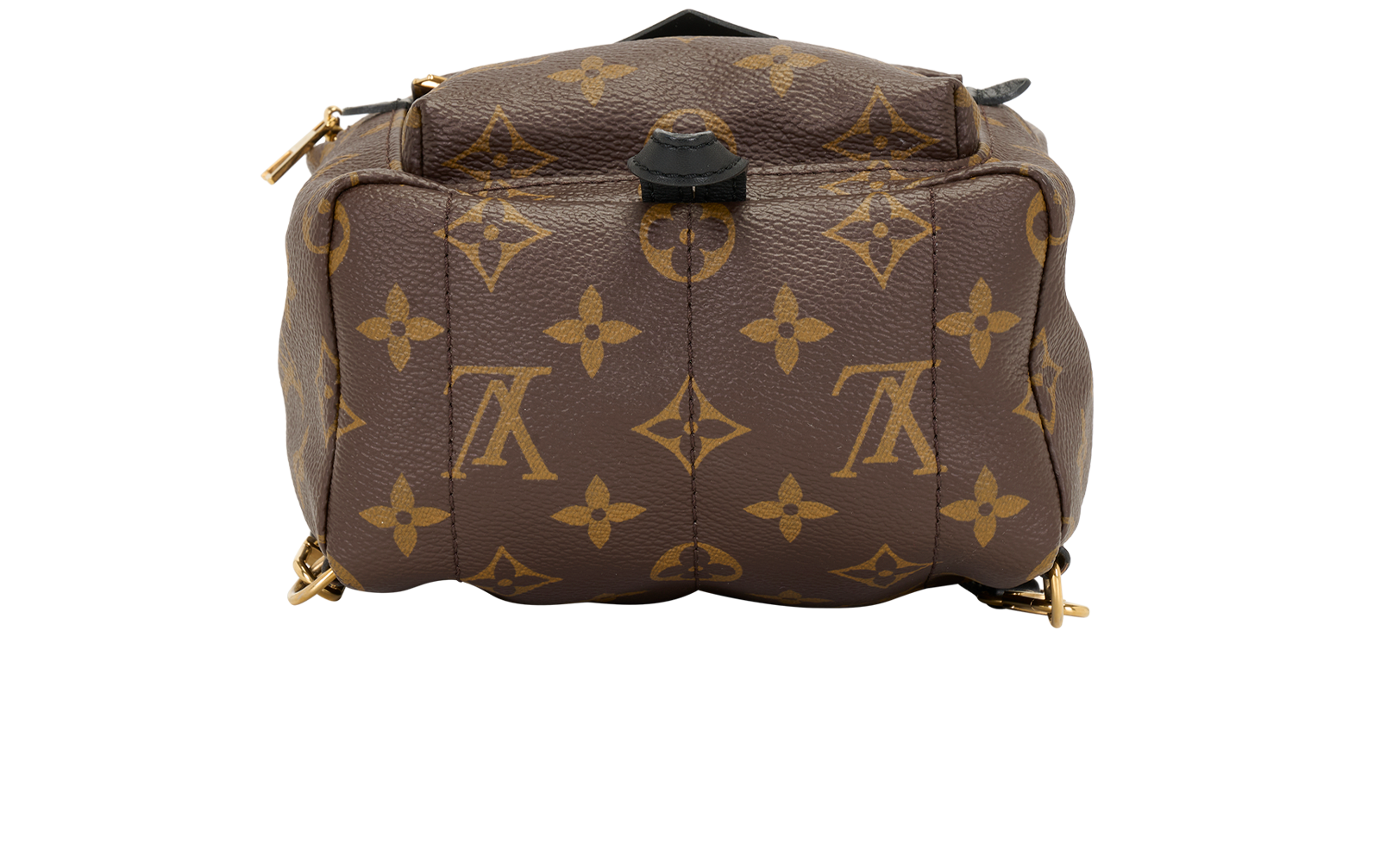 Mini Palm Springs Backpack, &pound;1,100, Handbags, Brown, Canvas, Top view